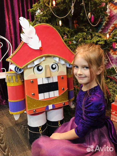 Щелкунчик, игрушка, декорация, 80см