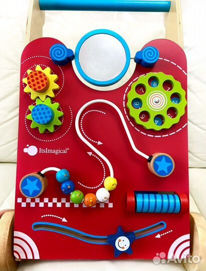 Деревянные развивающие игрушки Ходунки