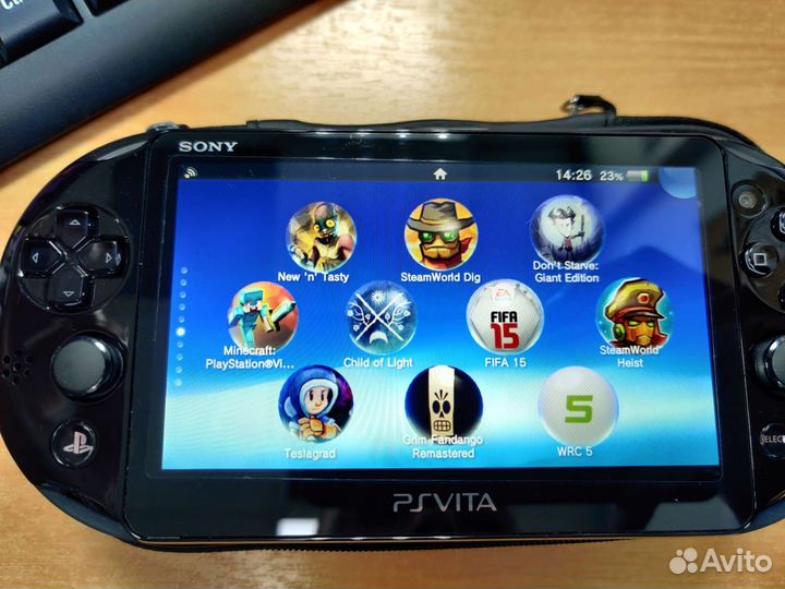 Прошитая PS Vita Slim 128Gb + 70 Игр