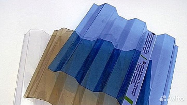 Пластиковый шифер Ондекс Франция, поликарбонат