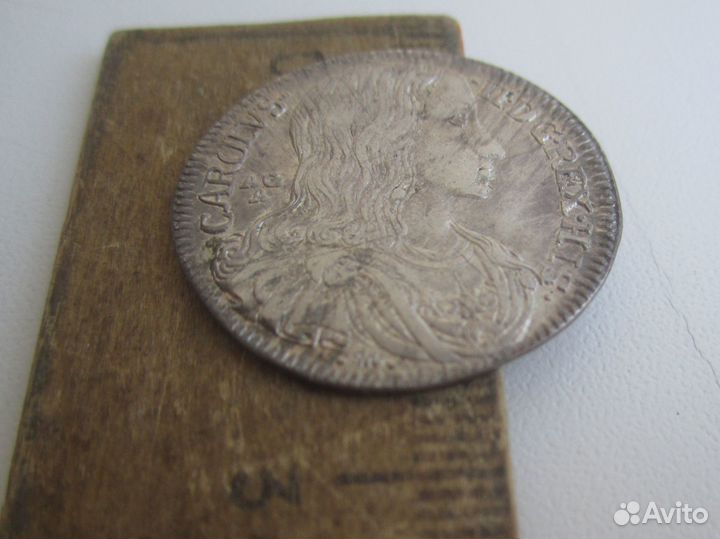 Италия Неаполь 1 тари 20 грано 1689 года Серебро