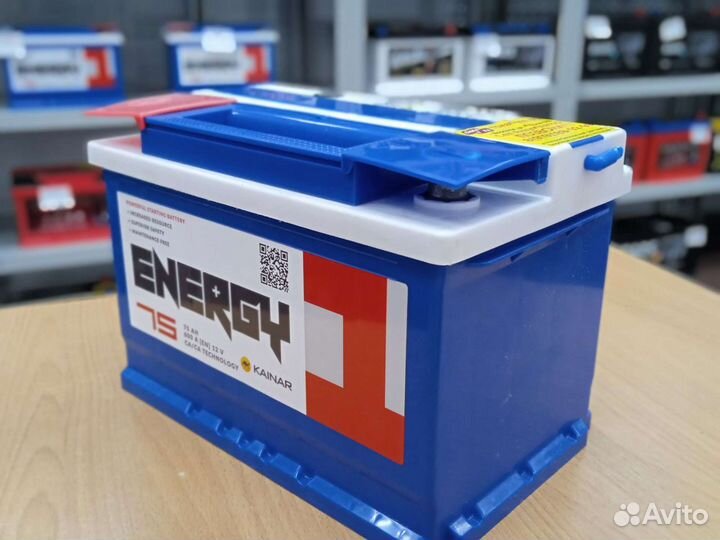 Авто Аккумулятор energy one 75ah Продажа. Доставка