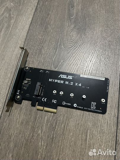 Контроллер Asus hyper M.2 X4 mini