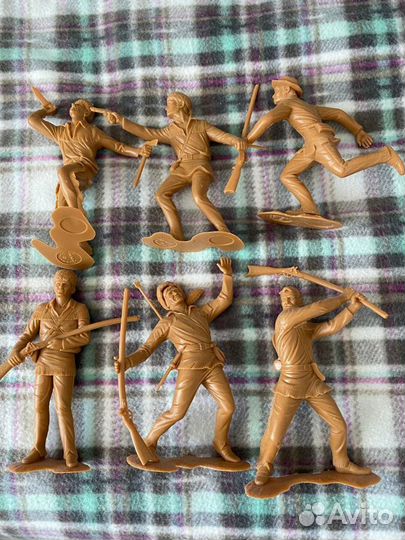 Солдатики Трапперы marx как дзи оригинал (150мм)