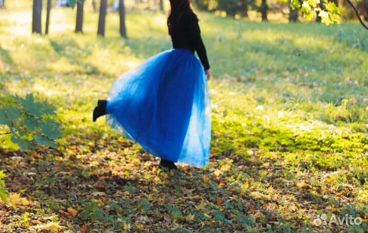 Юбка пачка длинная