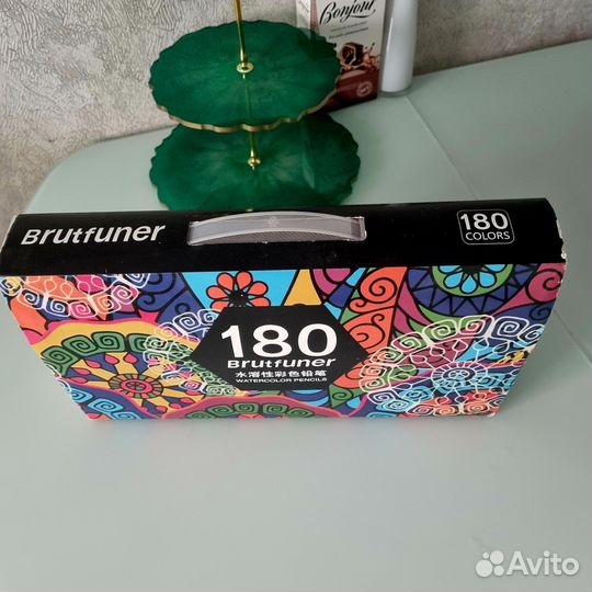 Акварельные карандаши Brutfuner, 180 цветов
