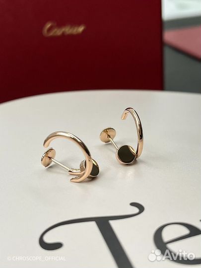 Серьги Cartier Juste Un Clou Pink Gold