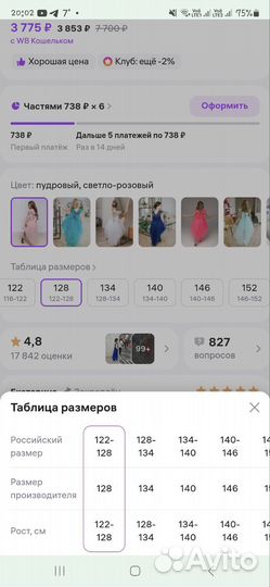 Платье на выпускной в детский сад