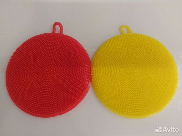 Губки силиконовые для посуды универсальные