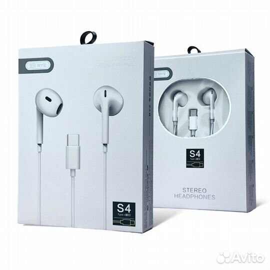 Гарнитура BYZ S4T type-C WH