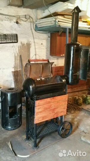 Мангал-коптильня