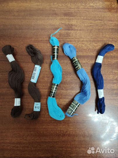 Новые Нитки мулине хлопок 100 вышивка рукоделие