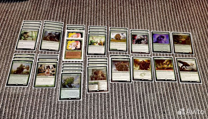 Колода MTG mono green stompy Pioneer+шилд+декбокс