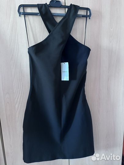 Новое Платье черное мини mango манго