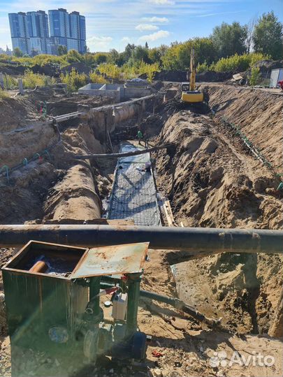 Водопонижение иглофильтрами