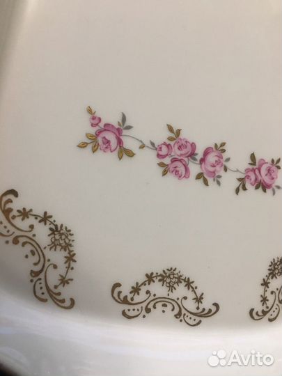 Поднос фарфоровый. Чехия