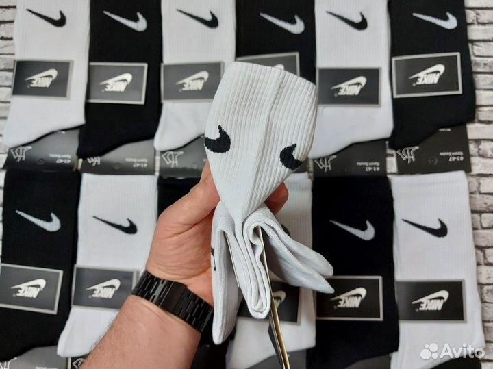 Носки высокие Nike хлопок