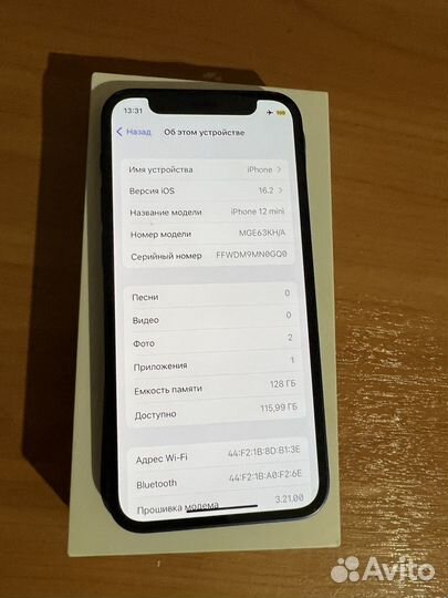 Телефон iPhone 12 mini 128 гб