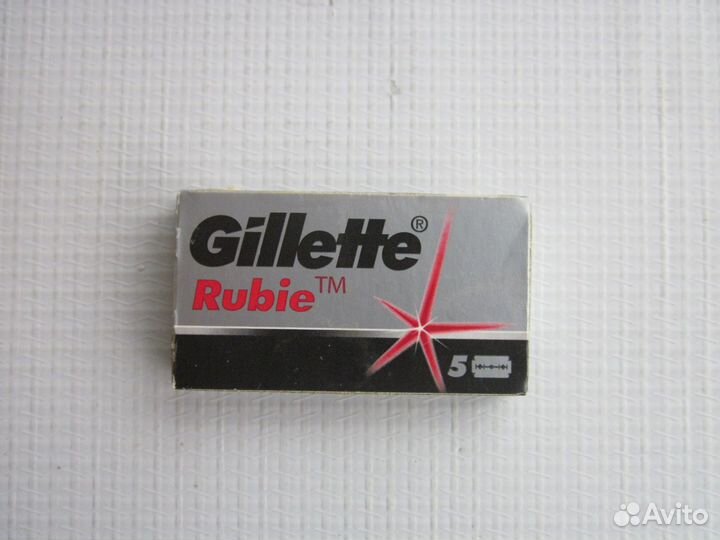 Лезвия Gillette Rubie (90-е годы)