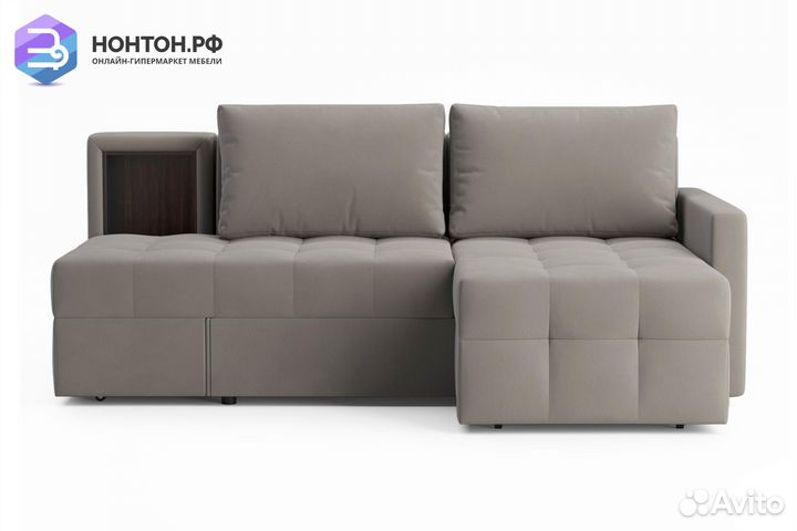 Диван угловой трансформер Самми серый