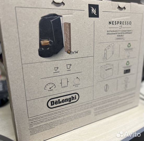 Кофемашина delonghi nespresso EN85.B новая