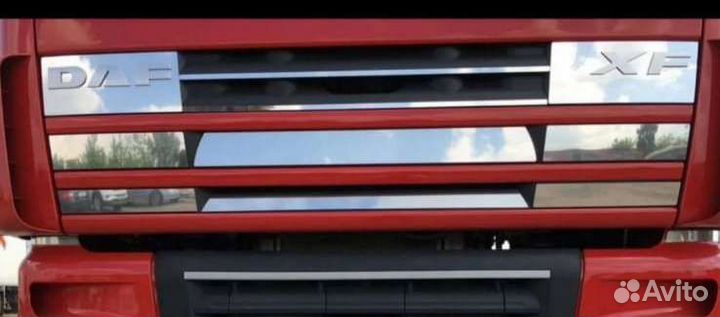 Daf xf 105 -95 балкон, нержавейка накладки тюнинг