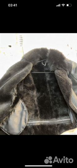 Дубленка женская зимняя 42 44