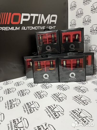Led Светодиодные лампы Optima Qvant h7,h11,h15,h1