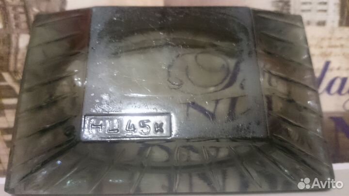 Пепельница СССР стекло