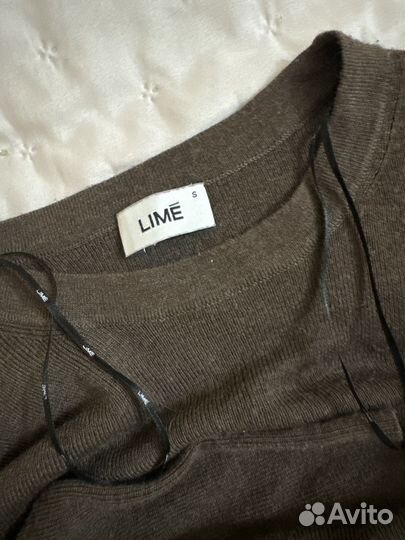 Лонгслив lime