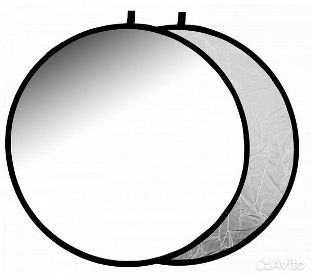 Отражатель 2в1 Raylab RF-09 белый/серебристый 60см