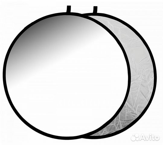 Отражатель 2в1 Raylab RF-09 белый/серебристый 60см