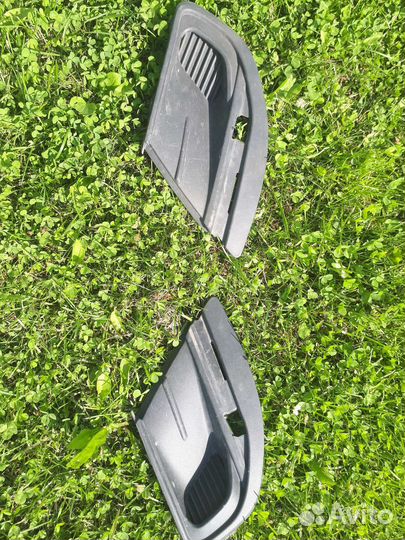 Заглушки птф на передний бампер гранты фл