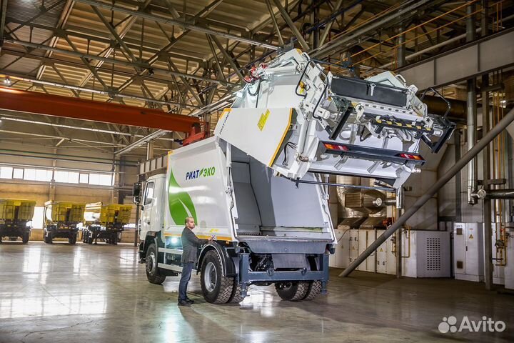 Мусоровоз риат эко маз 5340 15 м3