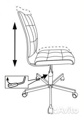 Кресло Бюрократ CH-330M темно-коричневый Light-10