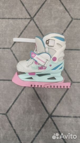 Коньки детские раздвижные Nordway Slide р 26-31