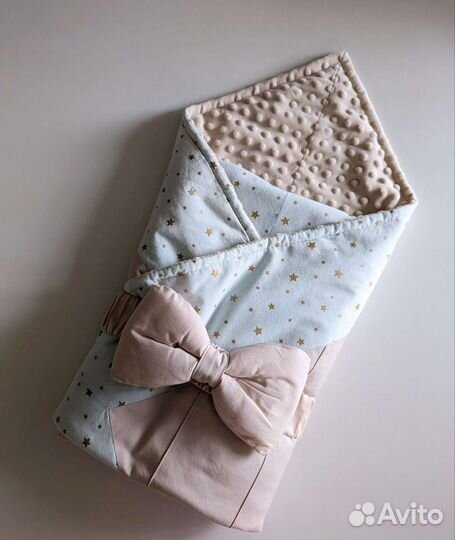 Одеяло плед конверт на выписку