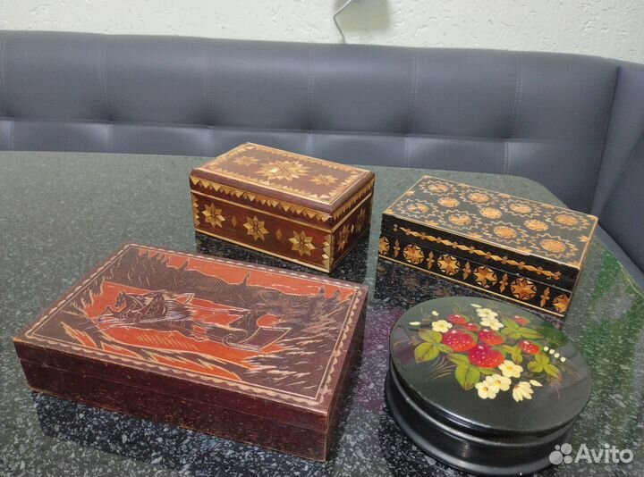 Шкатулки винтажные СССР