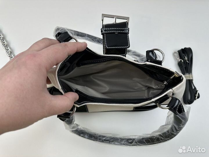 Сумка на плечо багет