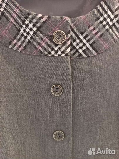 Школьная форма сарафан и жилетка рост 134, разм 38