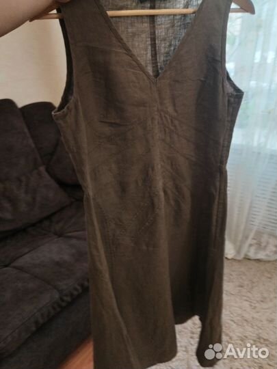 Льняной сарафан