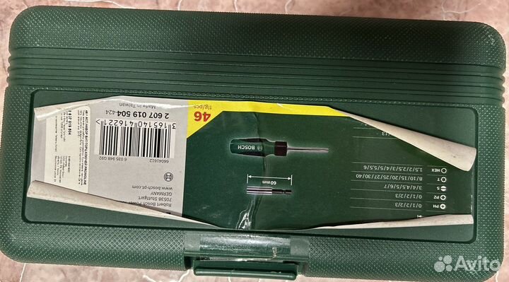 Отвертка с насадками/битами Bosch 2607019504