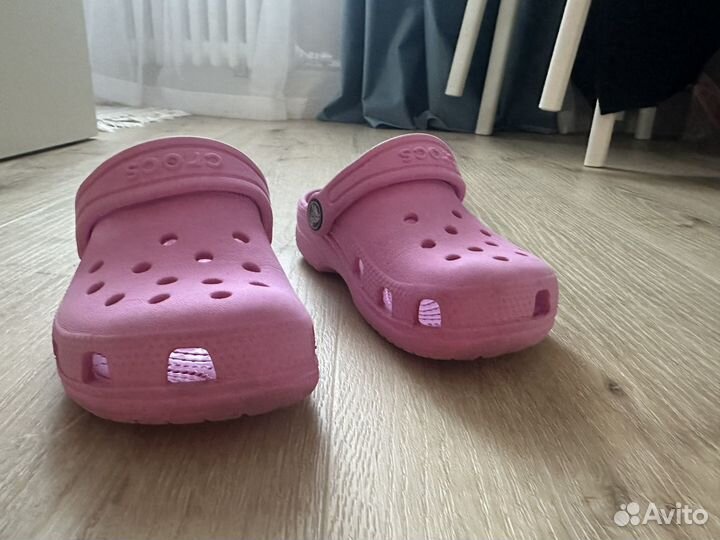 Тапки crocs c10 розовые