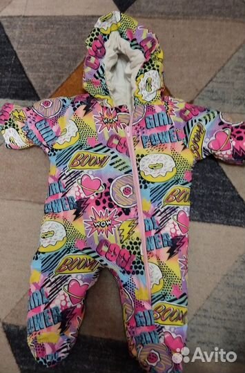 Комбинезон демисезонный на девочку 62