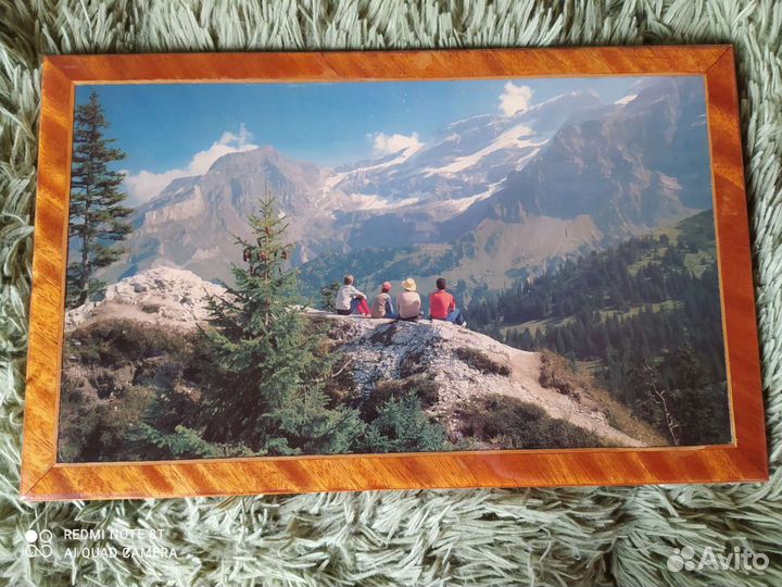 Картина СССР деревянная