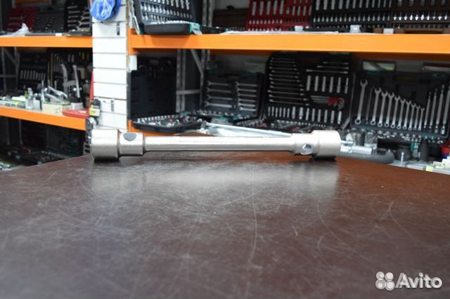 Ключ баллонный кованый 32х33мм 400мм Дело Техники