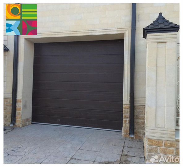 Секционные ворота для гаража alutech
