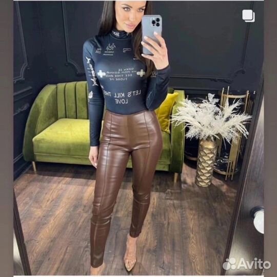 Кожаные лосины