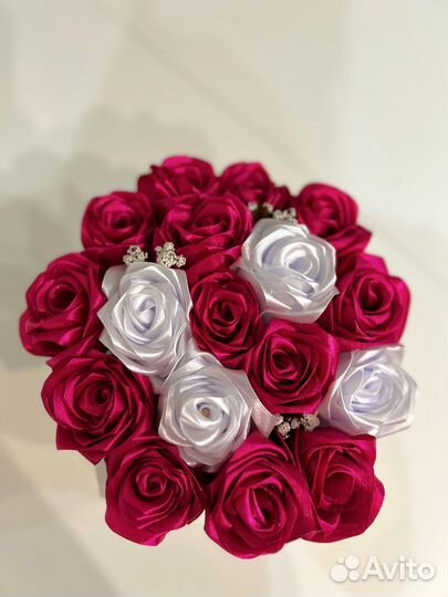 Продам букеты из атласной ленту ручной работы