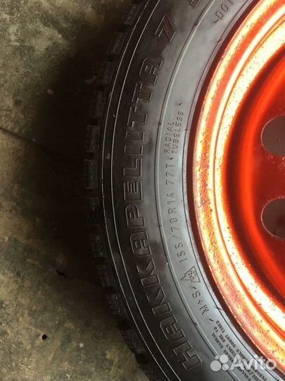 Комплект колес на штампах 155/70 r14 на ваз